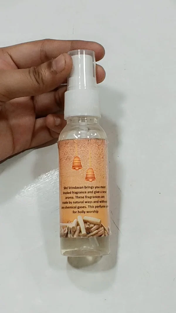 Premium Spray Shri Vrindavan Ittra With SANDAL Fragrance - Image 2