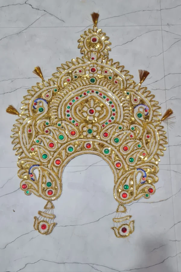 Kali Chandrika In Peacock Design