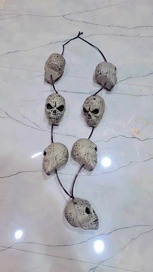 Mund Grey Color Mund Skull Mala - Image 2