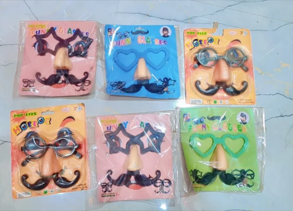 Disguise Glasses With Nose Funny Old Man Glasses With Eyebrows And Moustache Halloween Cosplay Costume Accessories EYE MASK