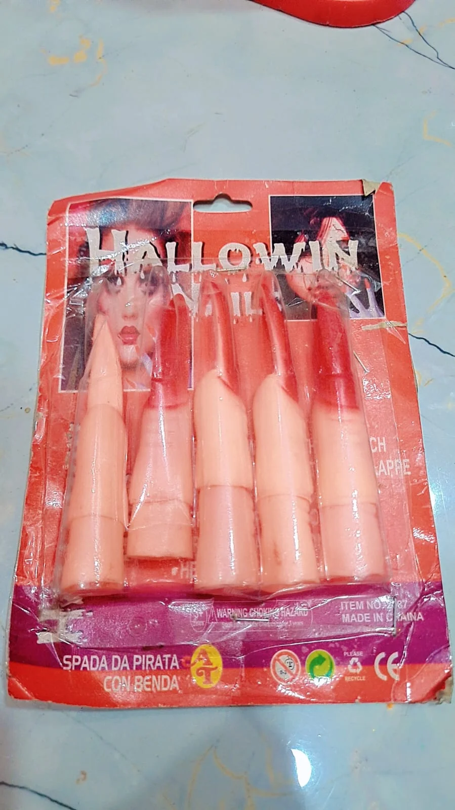 Horror Nails Halloween Decoration Party Frank Toy Design Horror Theme - Image 4