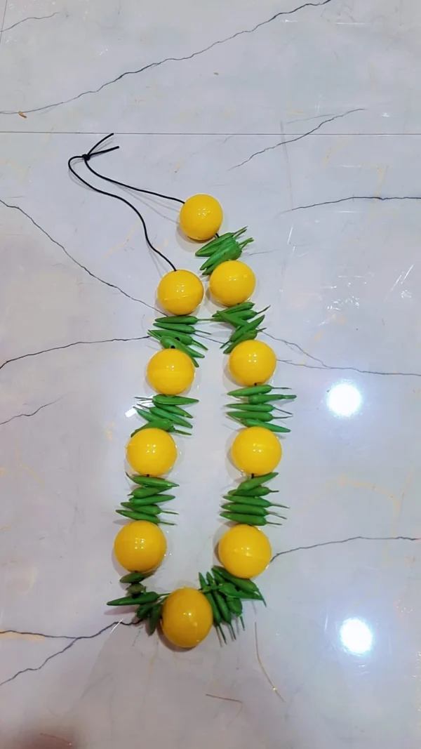 NIMBO / MIRCH MUND MALA || LEMON / GREEN CHILLI MUNDI MALA