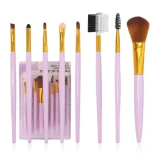 8 PCS Makeup Brush Set Premium Synthetic Foundation Powder Concealers Eye shadows Blush Makeup Brushes with Multi color