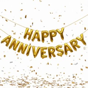 Happy Anniversary Foil Banner
