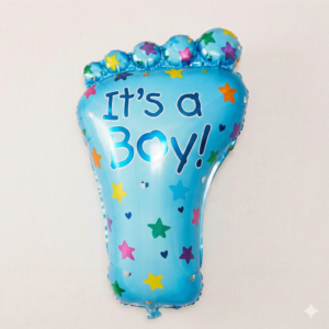 It's a Boy Leg Foil Banner For Decoration / Baby Shower