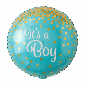 It's a Boy Baby Theme Foil Balloon / 18" GLITTERING IT'S A BOY FOIL balloon