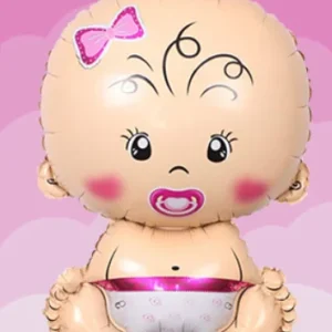 Baby Girl Foil Balloon For Baby Shower / Birthday Decorations etc.