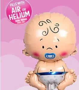 Baby Boy Foil Balloon For Baby Shower / Birthday Decorations etc.