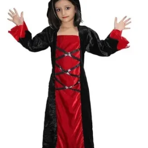 Fancy Dresses Fancy Halloween Theme Costume Set - Black & Red