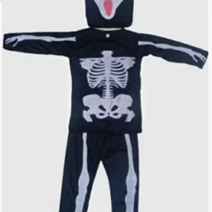 Ghost or Bhoot Dress With Mask Fancy dress Costume For Kids|Halloween Festival or Horror Theme Parties