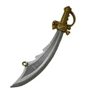 Plastic Pirate Sword / Talwar With Ring on Top