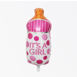 Foil Balloon – It’s a Girl Milk Bottle Shaped – Helium Quality