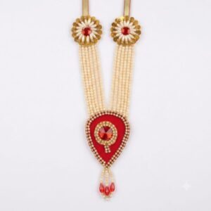 Traditional Artificial Pearl Garland / Necklace or “Moti Mala”,”Dulha Mala” or “Paan Haar”).