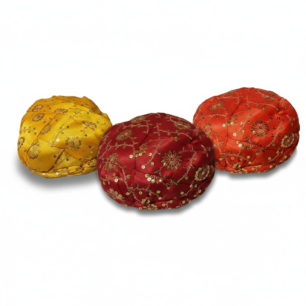 Embroidery With Star Work (Satiya Karai) Rajasthani Topi | Cap | Pagadi | Pagri | Safa | Pagdi