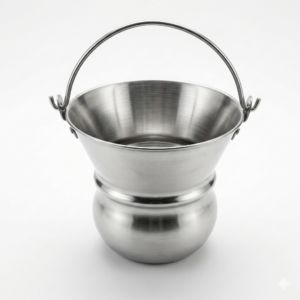 Steel Sadhu Kamandal | Kamandalu For Yogis / Sadhu / Rishi / Sages