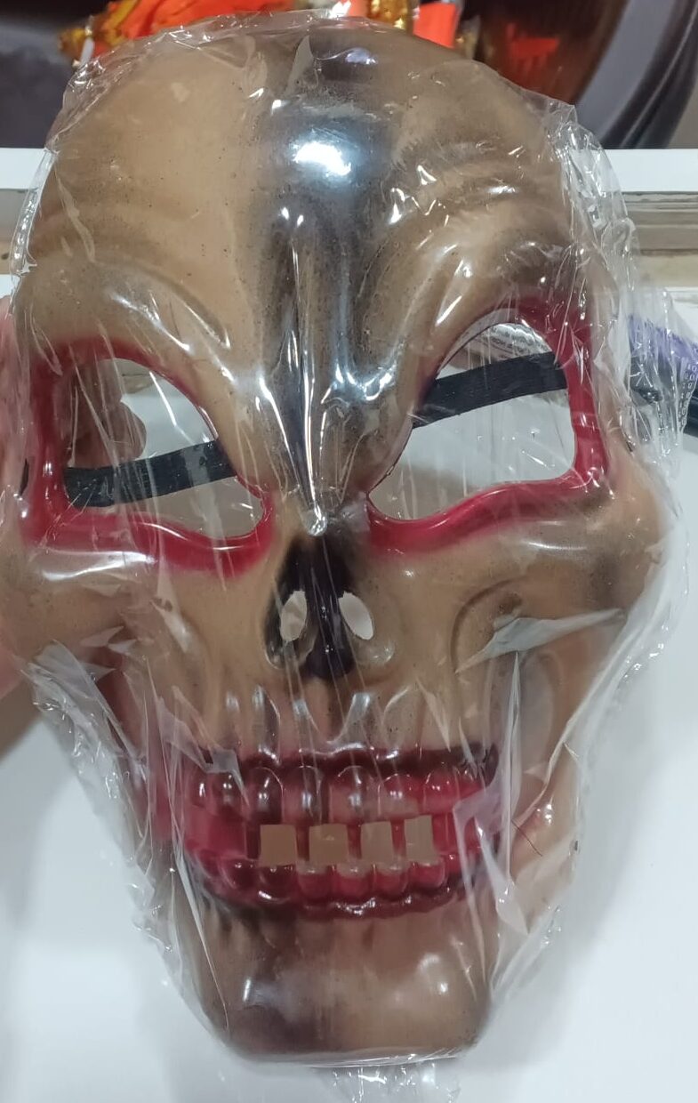 Horror Ghost Mask / Bhut Mask Halloween Party Ghost Plastic Face Mask / Plastic Horror/ Bhoot / Bhut / Ghost Face Mask - Image 3