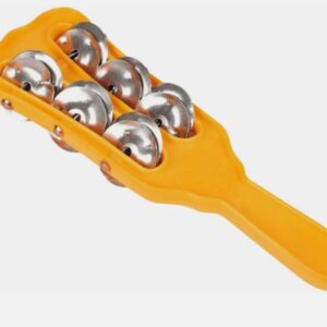 Plastic Manjira Three line Music Instrument for Kirtan, Bhajan Kartal Instrument