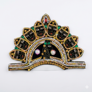 New Style Ravan Das Sish | Ten Head Mukut | 10 Head Embroidery Mukut | Ravan Das Sish Small Size