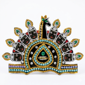 New Style Ravan Das Sish | Ten Head Mukut | 10 Head Embroidery Mukut | Ravan Das Sish Big Size