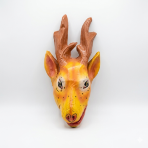 Deer / Hiran / Heeran Face Mask For Mythological Play / School Events / Theme Parties / Cultural Play ( Hard Cardboard )