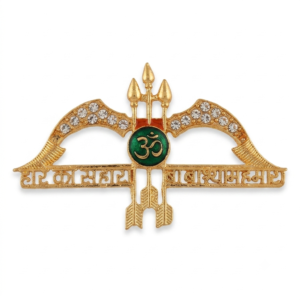 Small Hare Ka Sahara Baba Shyam Hamara Slogan with Tir Dhanush for Decoration