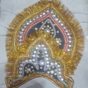 Kulla Mukut | Taj Mukut– | Ideal for Ramleela, Goddess Costume & Fancy Dress Events